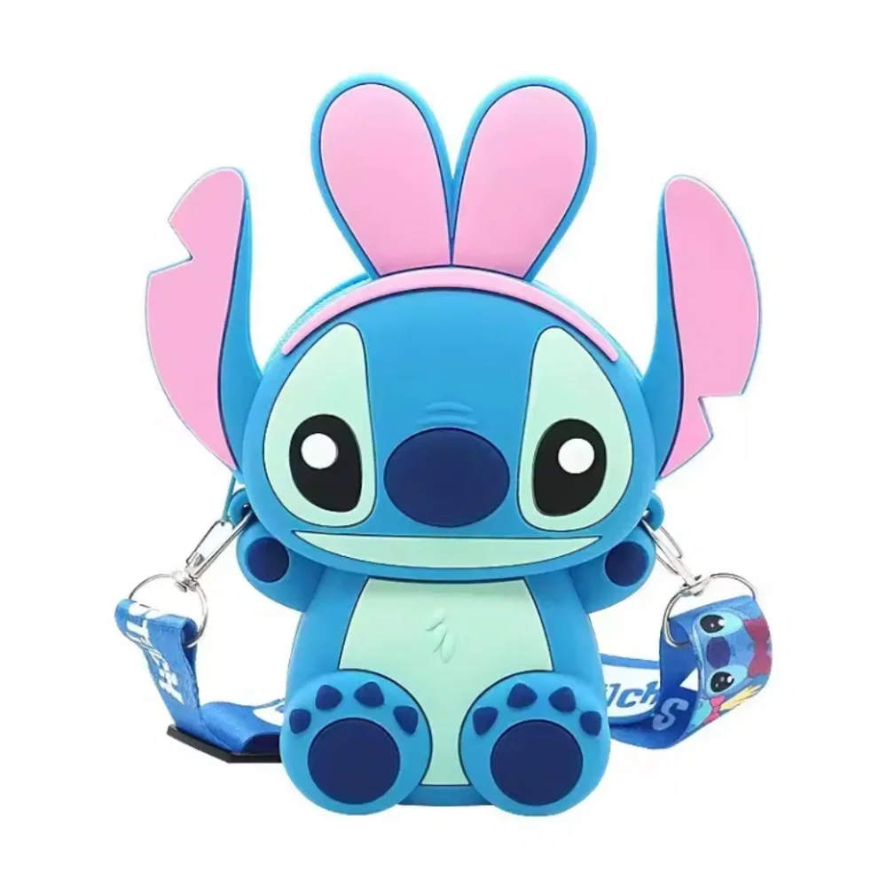 Disney Stitch Crossbody Silicone Bag with Adjustable Shoulder Strap New - Picture 1 of 3
